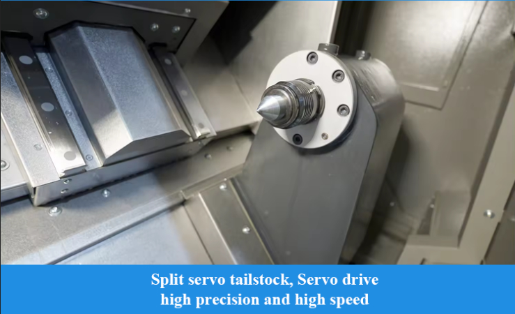 Horizontale CNC-Drehmaschine mit 45-Grad-Schrägbett, 3000 U/min, Metallbearbeitungsdrehmaschinen T4C