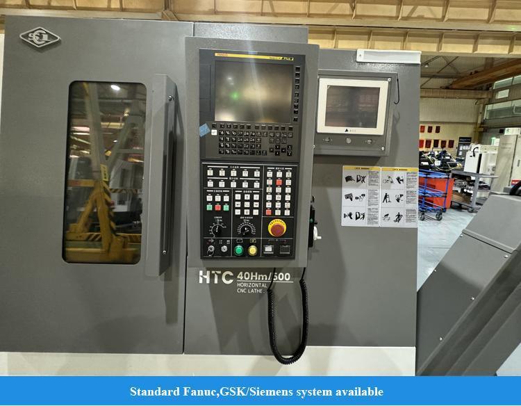 HTC40PM horizontale Drehenmitte 3500rpm CNC mit c-Achsen-Leben-Drehkopf