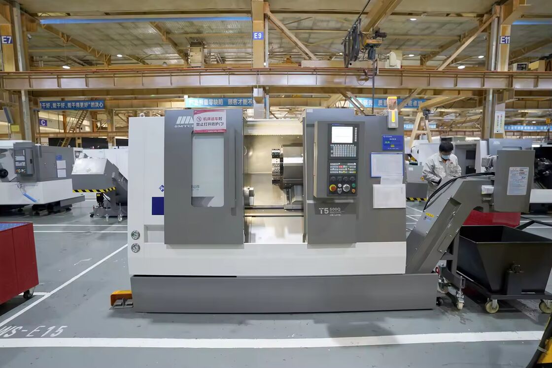 SMTCL T5.2-500Q Horizontal 12-station power turret Pump Rotor Shaft Processing CNC Turning Center