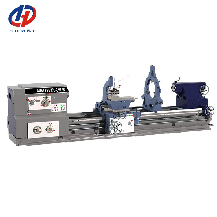 15m Schwerlastdrehmaschine CW61125 Große Spindelbohrung 130mm Leistungsstarke horizontale Drehmaschine