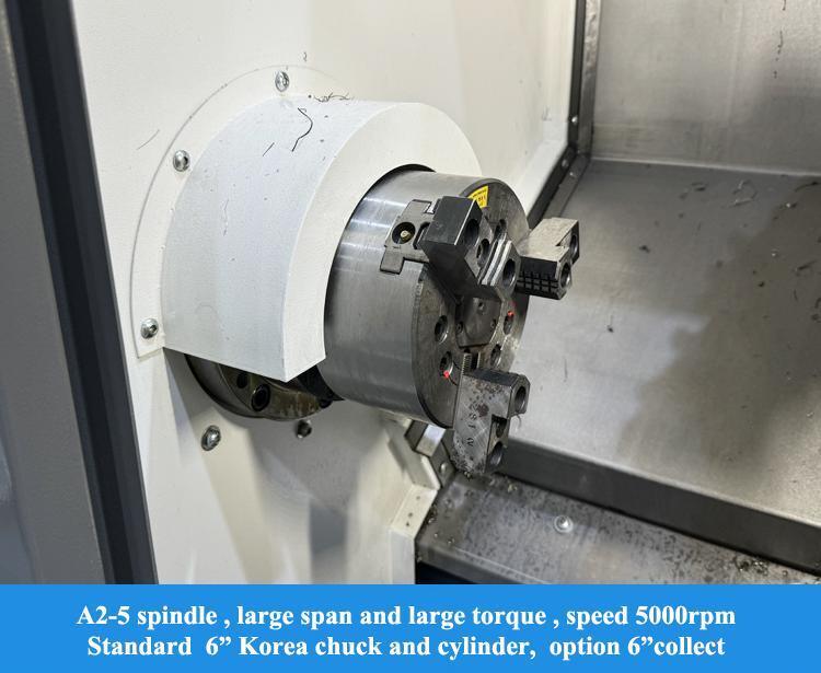 SMTCL 5000rpm A2-5 Spindel Horizontale 8-Station Servo Turm Kleinteile Bearbeitung HTC16H Schrägbett CNC Drehmaschine