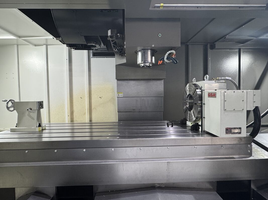 SMTCL Schwere 3-Achsen-Vertikalbearbeitungszentrum VMC2100B 4-Achsen-CNC-Vertikalfräsenmaschine mit Drehtisch