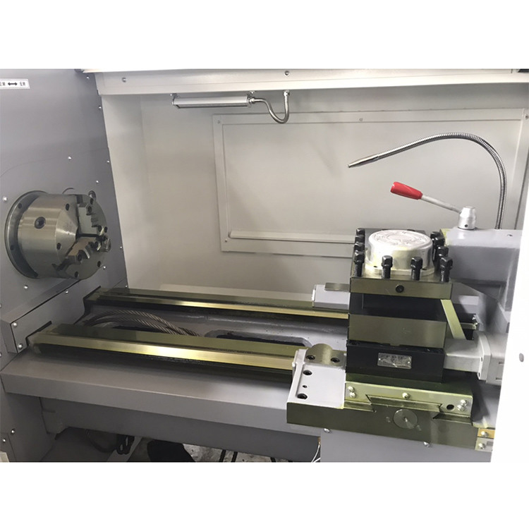 CNC Drehmaschine CAK6385 Servomotor 4 Stationen Turm Metall CNC Drehmaschine