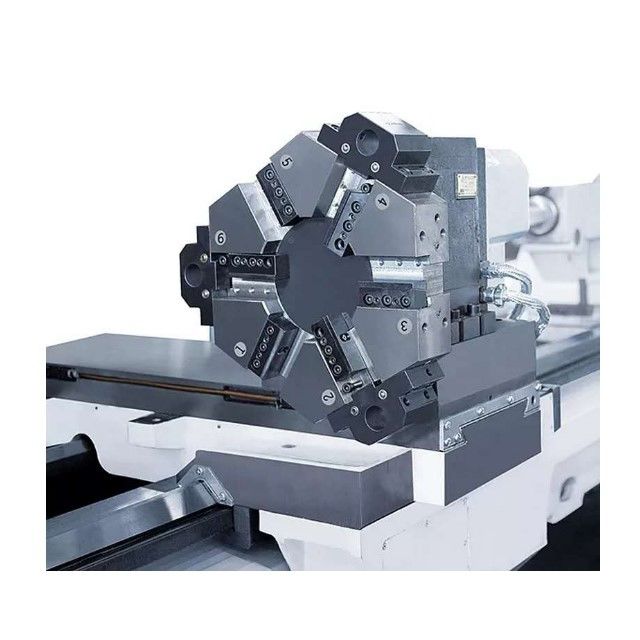 CNC Drehmaschine CAK6385 Servomotor 4 Stationen Turm Metall CNC Drehmaschine
