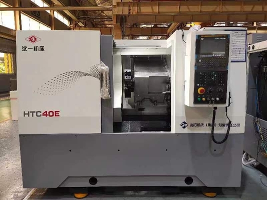 Drechseln horizontaler Bett CNC der Schrägen-HTC40E/500 Steuerung SMTCL SYMG Motors GSK988TA Fanuc 15KW 11KW