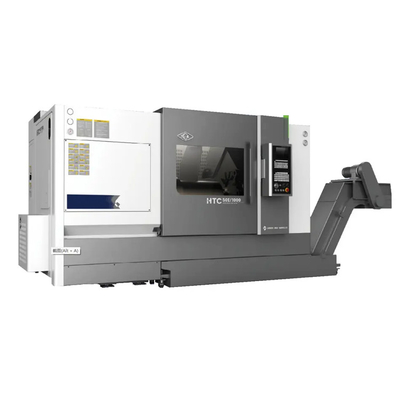 HTC50E 45 Grad horizontal geneigt Bett CNC Drehmaschine 3 Achsen CNC Fräsmaschine