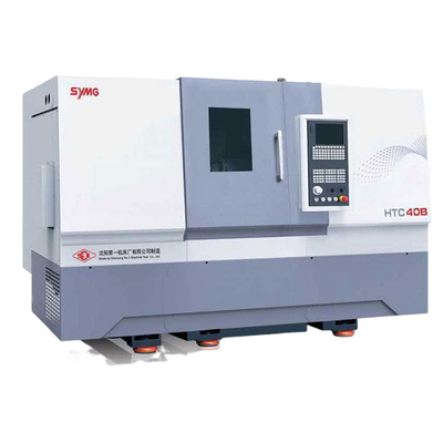 SMTCL Schrägbett-CNC-Drehmaschine HTC40B Metall-CNC-Drehmaschine