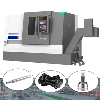 Hohe Steifigkeit Hard Rail CNC Drehzentrum HTC40Sm A2-8 Spindel Schweres Schneiden CNC Drehzentrum