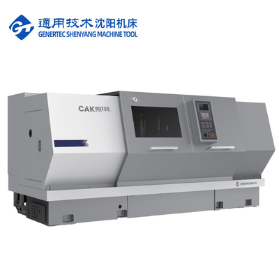 SMTCL Großes CNC-Drehwerk CAK63200 Spindelbohrung 104mm Schwermetall Horizontales Flachbett CNC-Drehwerk