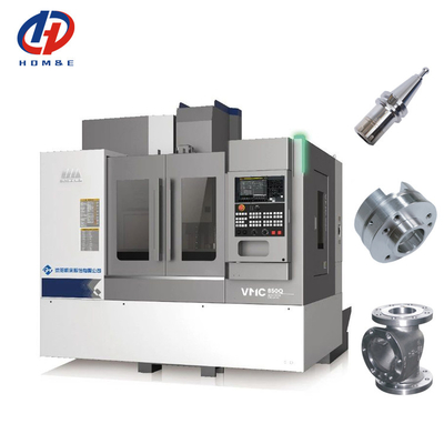 3 Achsen Vertikalbearbeitungszentrum Aluminiumbearbeitung VMC850Q 4 Achsen CNC-Fräsmaschine Fanuc CNC VMC