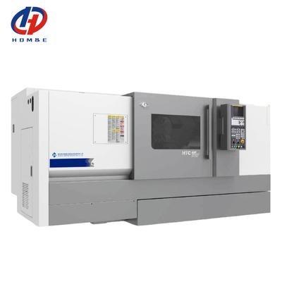 Großes CNC-Drehwerk HTC40P Schiebeführer Schiene Fanuc Drehwerk 12 Station Turm Schrägbett CNC-Drehwerk