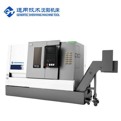 SMTCL CNC Drehmaschine Fräsmaschine Combo T5.2-500Q Schwing Durchmesser 560mm Fanuc Schrägbett CNC Drehmaschine