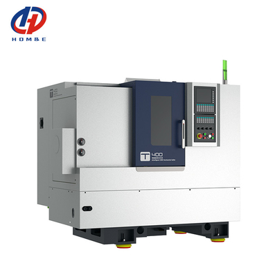 CNC automatische Drehscheibe T400 hohe Steifigkeit Lineare Führungsschienen Servo Turm GSK Metall CNC Schrägbett Drehscheibe