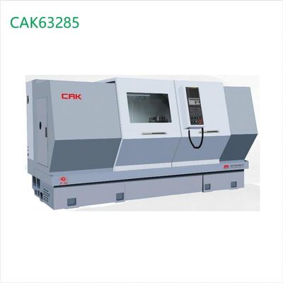 CNC-Drehmaschine CAK63285 Flachbett CNC-Drehmaschine 4 Stationen Turm mit Servomotor