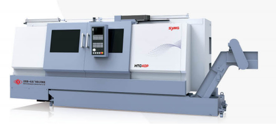 HTC40PM horizontale Drehenmitte 3500rpm CNC mit c-Achsen-Leben-Drehkopf